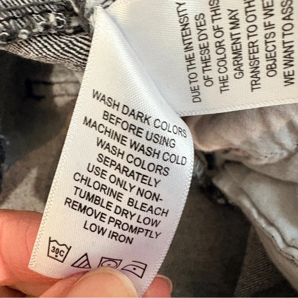 Skinny Jeans Minimalist Workwear Spring Black Size 26WP - Picture 5 of 5